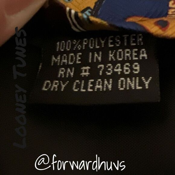 Vintage 1998 Looney Tunes Detective Neck Tie - Picture 8 of 10